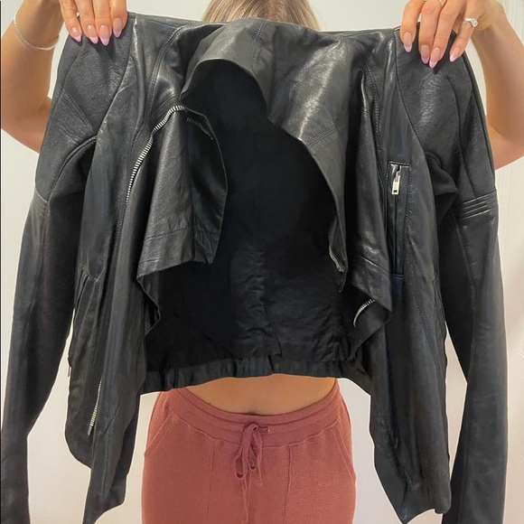 Rick Owens special edition black leather lambskin jacket - Picture 13 of 16